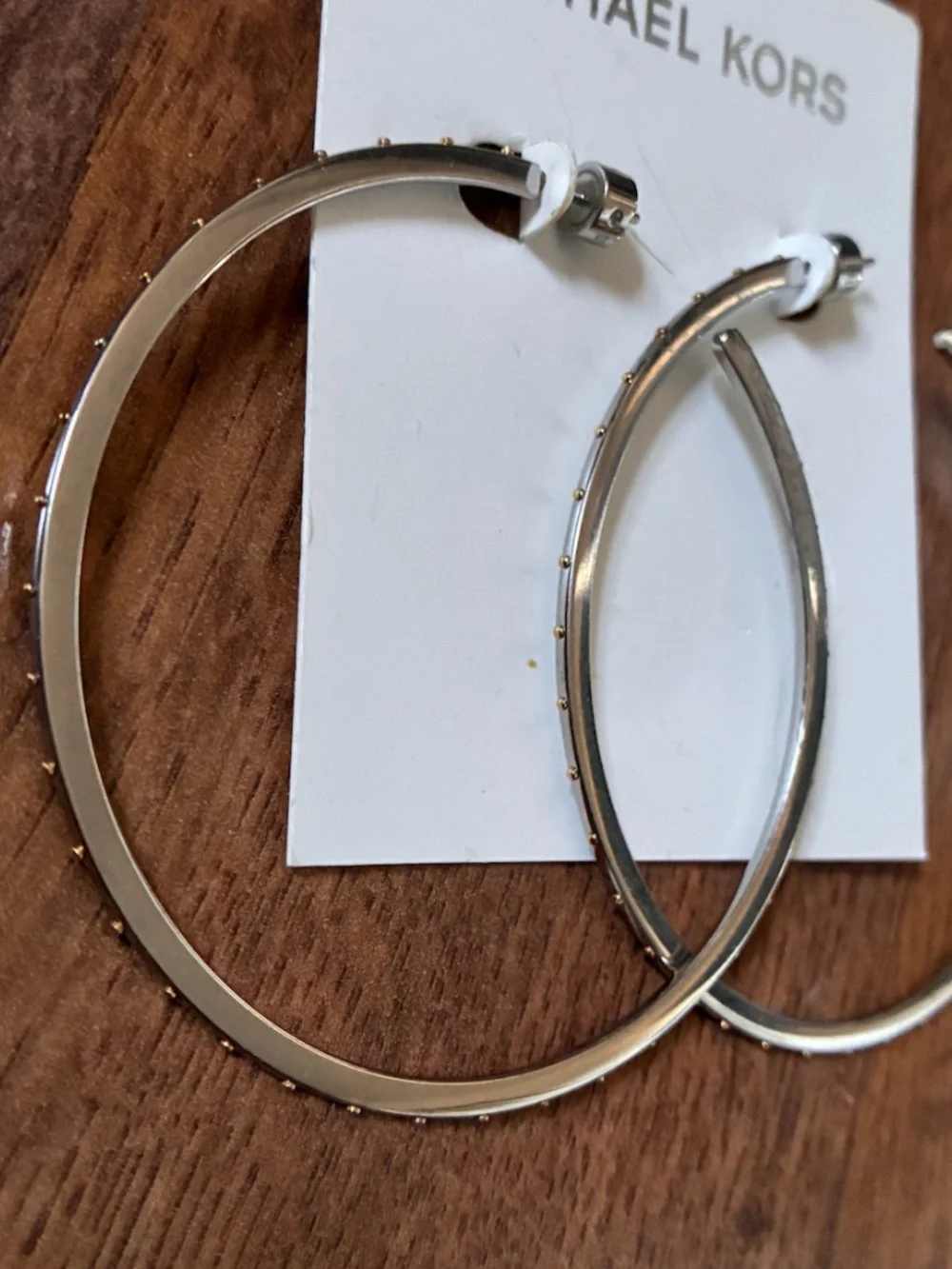 🆕 MK Studded Hoops